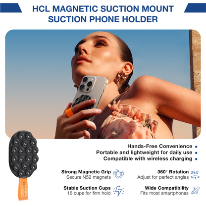 Holdcling™ MagGrip360 - Versatile Magnetic Suction Phone Holder