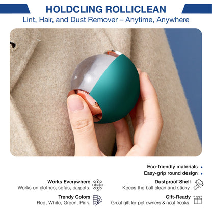 Holdcling™ RolliClean – Portable Pet Hair & Lint Remover Ball